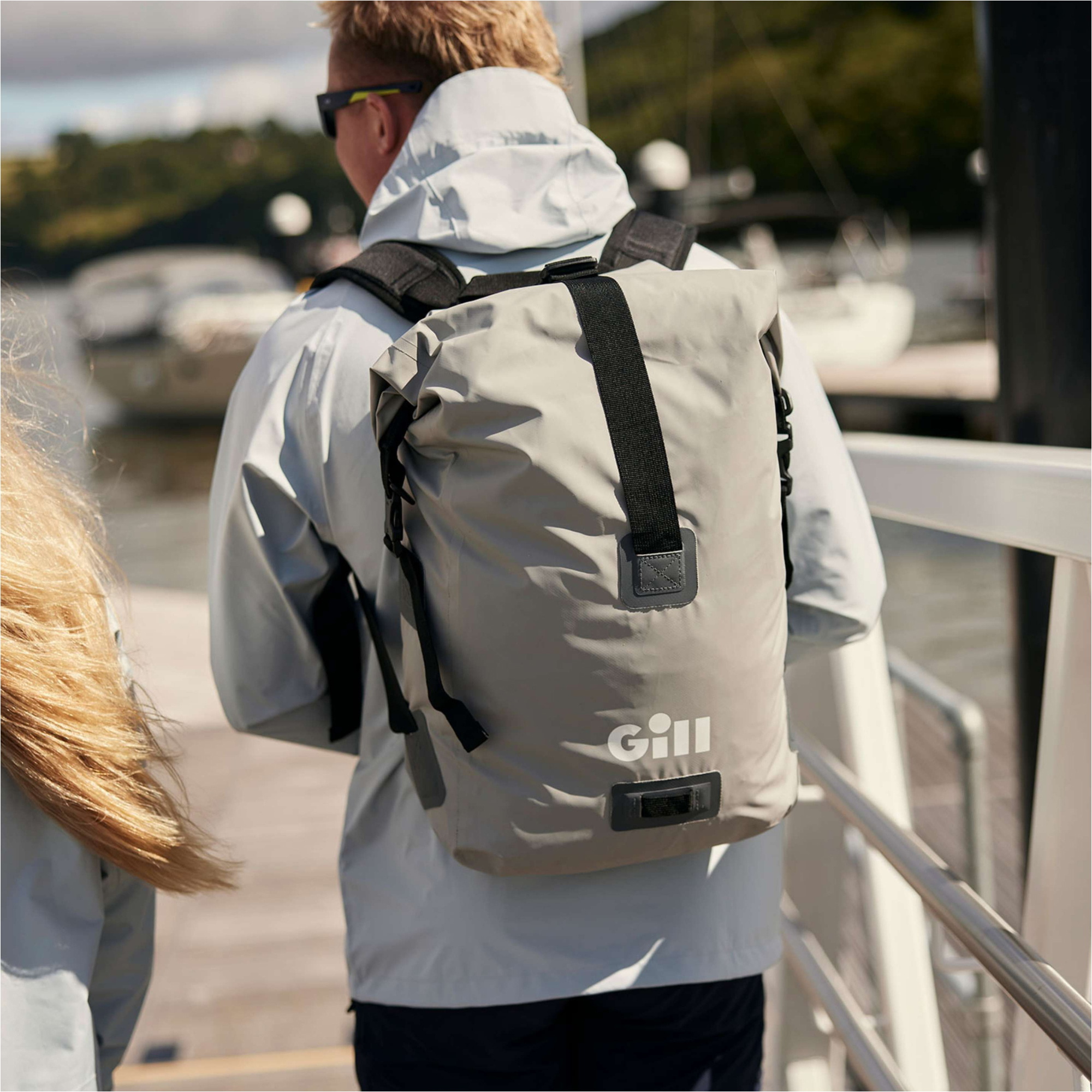 2026 Gill Voyager 25L Mochila Rolltop Impermeable L105 - Grey